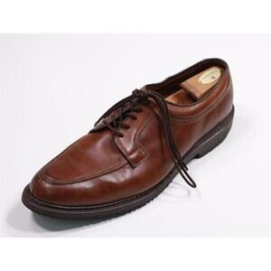 Allen Edmonds Wilbert Chilli Brown Lace Up Oxford Dress Shoes Rubber Soles 15 B